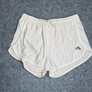 Tracksmith Federation Van Cortlandt Shorts Women's Size Medium Blush /Cream Trim